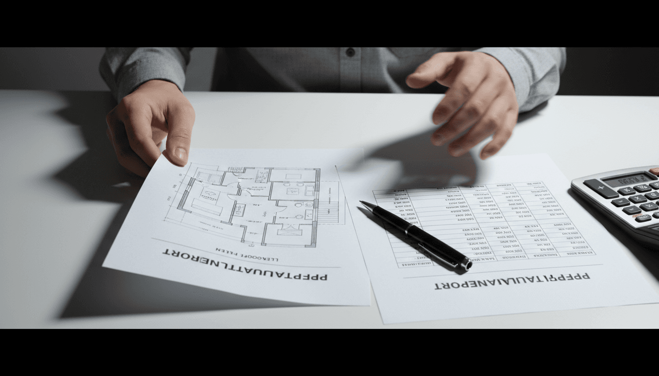 Property assessment documents and financial records